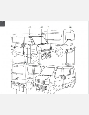 suzuki every 2024 owners manual in english